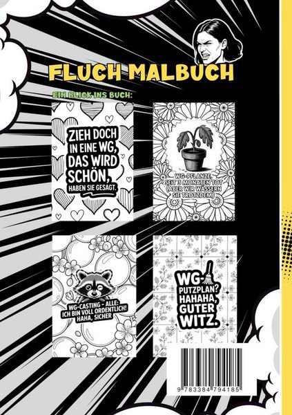 Produktbild: Schimpfmalbuch WG Leben