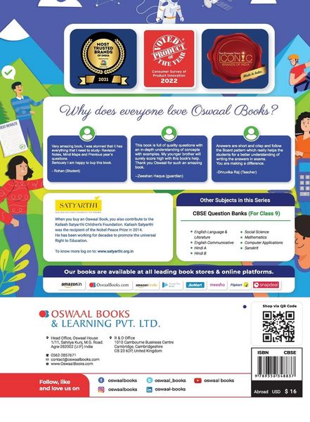 Produktbild: Oswaal CBSE Class 9 Science Question Bank (2024 Exam)