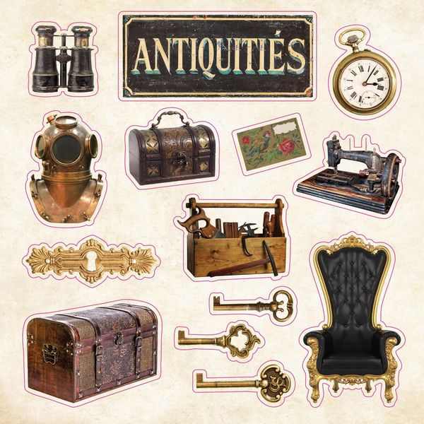 Produktbild: The Sticker Book of Curiosities (Over 750 Stickers)