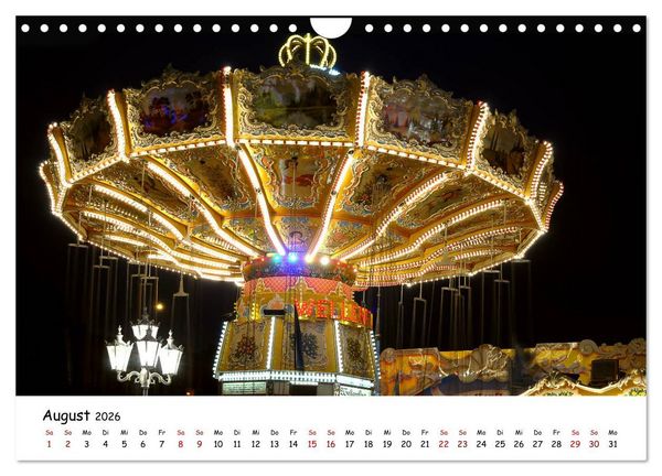 Produktbild: Hamburg schl&auml;ft nie (Wandkalender 2026 DIN A4 quer), CALVENDO Monatskalender