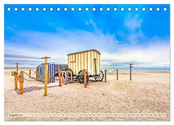 Produktbild: NORDERNEY - Meine Liebe zur Nordseeinsel (Tischkalender 2026 DIN A5 quer), CALVENDO Monatskalender
