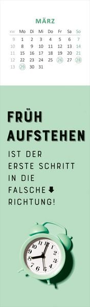 Produktbild: Lesezeichenkalender Ich kam, sah und hatte direkt keinen Bock mehr. 2027