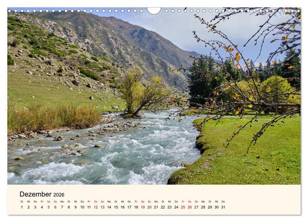 Produktbild: Kirgistan - Traumhafte Landschaften (Wandkalender 2026 DIN A3 quer), CALVENDO Monatskalender