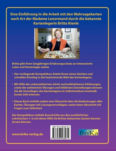 Produktbild: Kartenlegen leicht erlernbar. Kompaktkurs - Nach Art der Madame Lenormand