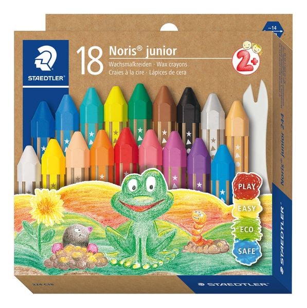 Produktbild: STAEDTLER Wachsmalkreide Noris&reg; junior 224, 18er Set