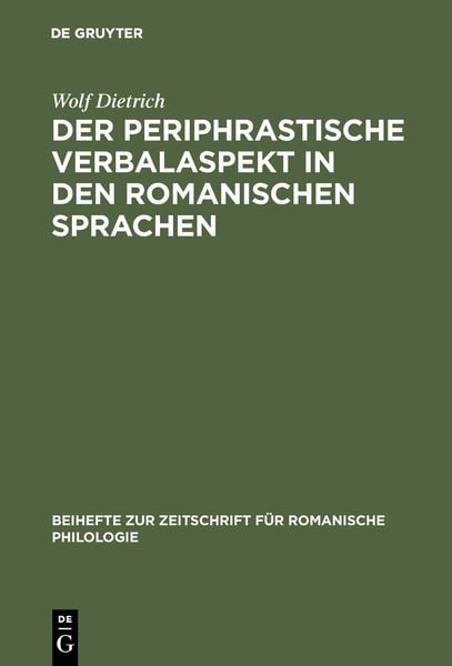 Produktbild: Der periphrastische Verbalaspekt in den romanischen Sprachen