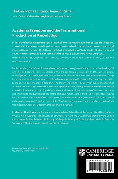 Produktbild: Academic Freedom and the Transnational Production of Knowledge