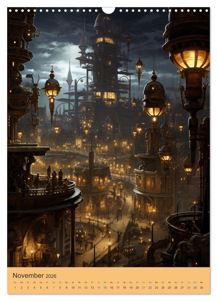 Produktbild: Steampunk-Universum (Wandkalender 2026 DIN A3 hoch), CALVENDO Monatskalender