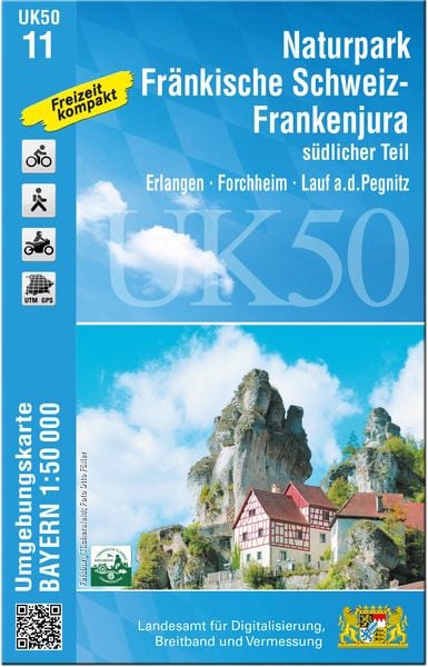 Produktbild: UK50-11 Naturpark Fr&auml;nkische Schweiz - Frankenjura s&uuml;dlicher Teil