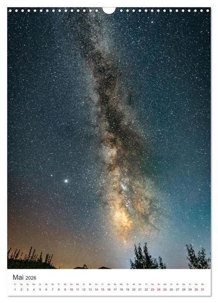 Produktbild: Milchstra&szlig;e - Unsere faszinierende Galaxie. (Wandkalender 2026 DIN A3 hoch), CALVENDO Monatskalender