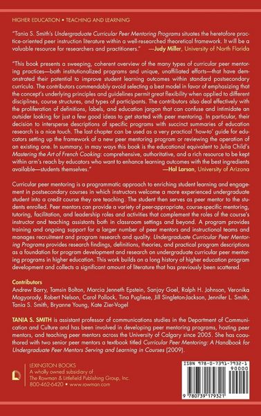Produktbild: Undergraduate Curricular Peer Mentoring Programs