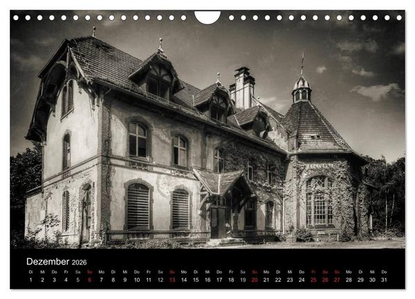 Produktbild: Lost Places Geisterh&auml;user (Wandkalender 2026 DIN A4 quer), CALVENDO Monatskalender