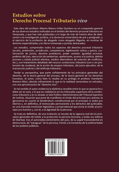 Produktbild: Estudios Sobre Derecho Procesal Tributario Vivo