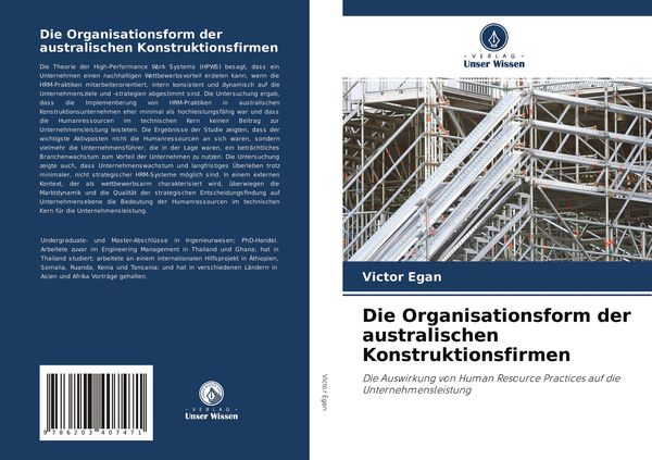 Produktbild: Die Organisationsform der australischen Konstruktionsfirmen