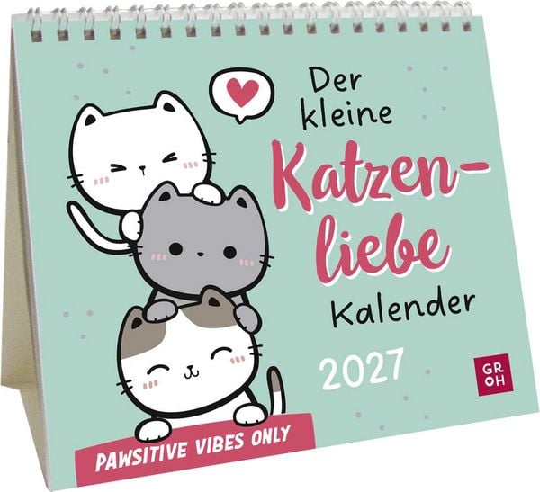 Produktbild: Mini-Kalender 2027: Der kleine Katzenliebe Kalender