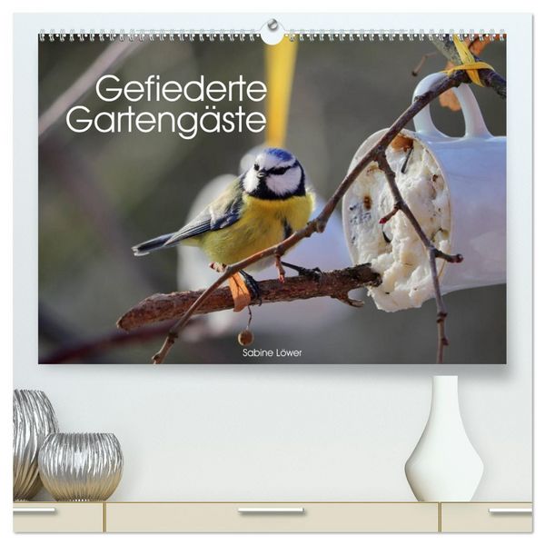 Produktbild: Gefiederte Garteng&auml;ste (hochwertiger Premium Wandkalender 2026 DIN A2 quer), Kunstdruck in Hochglanz