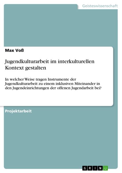 Produktbild: Jugendkulturarbeit im interkulturellen Kontext gestalten