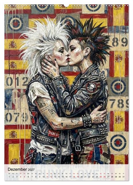 Produktbild: Punk 76 (hochwertiger Premium Wandkalender 2027 DIN A2 hoch), Kunstdruck in Hochglanz