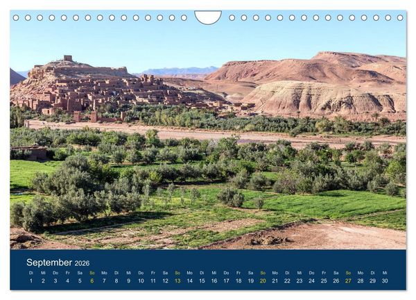 Produktbild: Marokko Traumlandschaften (Wandkalender 2026 DIN A4 quer), CALVENDO Monatskalender
