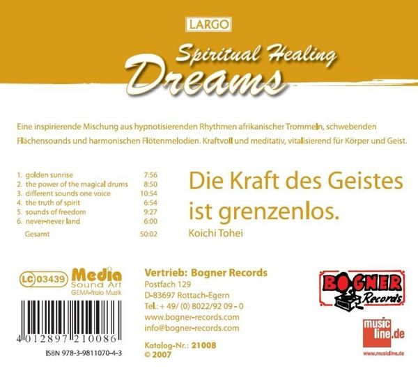 Produktbild: Largo: Spiritual Healing Dreams