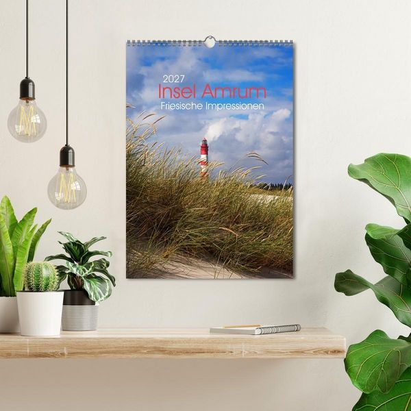 Produktbild: Insel Amrum - Friesische Impressionen (Wandkalender 2027 DIN A3 hoch), CALVENDO Monatskalender
