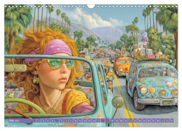 Produktbild: Verkehrschaos - Wahnsinn trifft Humor (Wandkalender 2027 DIN A3 quer), CALVENDO Monatskalender