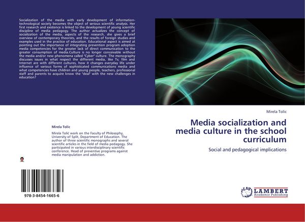 Produktbild: Media socialization and media culture in the school curriculum