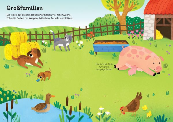 Produktbild: Mein Immer-wieder-Stickerbuch: Tierkinder