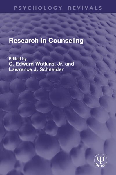 Produktbild: Research in Counseling