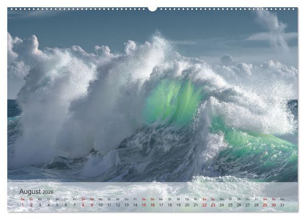 Produktbild: Rhapsodie in Blau (Wandkalender 2026 DIN A2 quer), CALVENDO Monatskalender