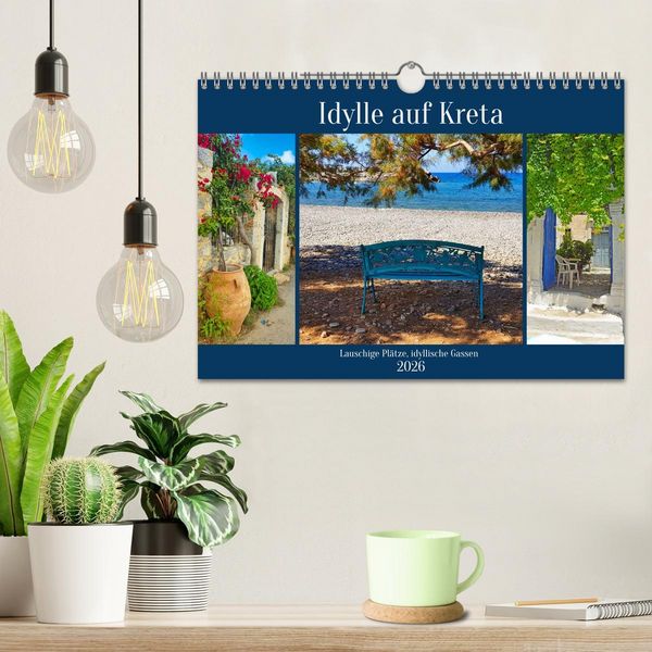 Produktbild: Idylle auf Kreta (Wandkalender 2026 DIN A4 quer), CALVENDO Monatskalender