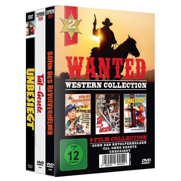 Produktbild: WANTED - WESTERN COLLECTION #2 - 3 FILME BUNDLE PACK [3 DVDs]