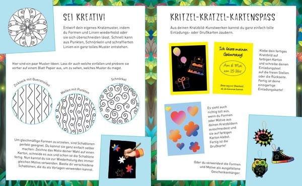 Produktbild: Unter dem Zaubermond - Kritzel-Kratzel-Buch f&uuml;r Kinder ab 7 Jahren