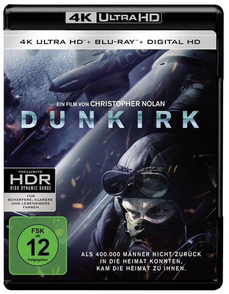 Produktbild: Dunkirk (4K Ultra HD) (+ Blu-ray) (+ Bonus-Disc)