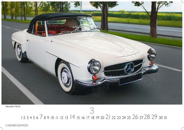 Produktbild: Mercedes Classic Cars Kalender 2027 &ndash; Wandkalender | Fotokalender Oldtimer 35x50cm Gro&szlig;format - Mercedes Oldtimer - Eleganz & Geschichte im Kalenderformat.