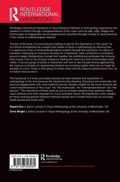 Produktbild: Routledge International Handbook of Visual Research Methods in Anthropology