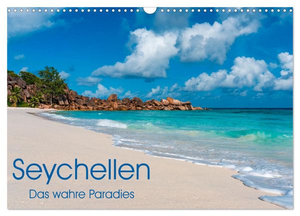 Seychellen - Das wahre Paradies (Wandkalender 2026 DIN A3 quer), CALVENDO Monatskalender