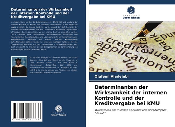 Determinanten der Wirksamkeit der internen Kontrolle und der Kreditvergabe bei KMU, Taschenbuch von Olufemi Aladejebi, Verlag Unser Wissen,