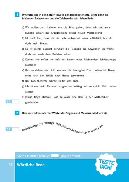 Produktbild: PONS Der gro&szlig;e Testblock Deutsch 5./6. Klasse