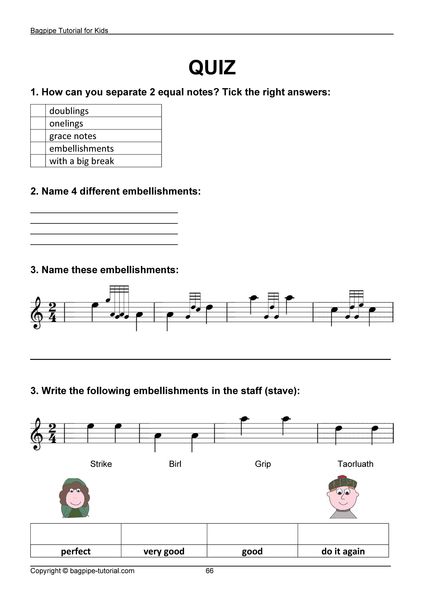 Produktbild: Bagpipe Tutorial for Kids and Adults