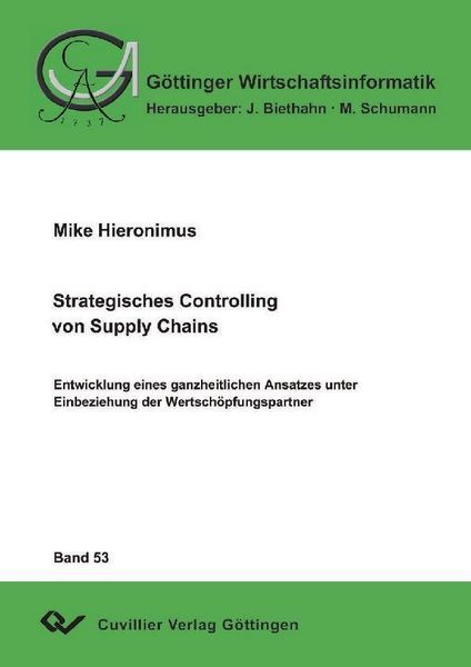 Produktbild: Strategisches Controlling von Supply Chains