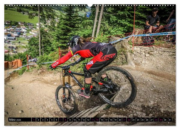 Produktbild: Women Downhill Racing (hochwertiger Premium Wandkalender 2026 DIN A2 quer), Kunstdruck in Hochglanz