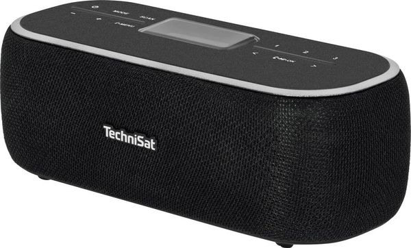 Produktbild: TechniSat DIGITRADIO BT 1 Tischradio DAB+, UKW AUX, Bluetooth&reg; Freisprechfunktion, Inkl. Mikrofon, Weckfunktion, wiederaufladbar Schwarz