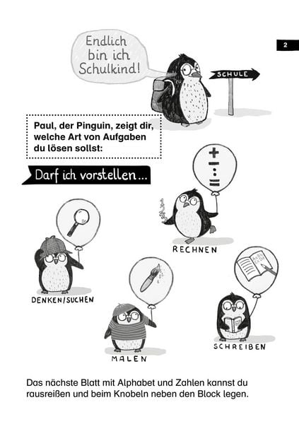 Produktbild: Mein superlustiger Sch&uuml;ler-R&auml;tselblock
