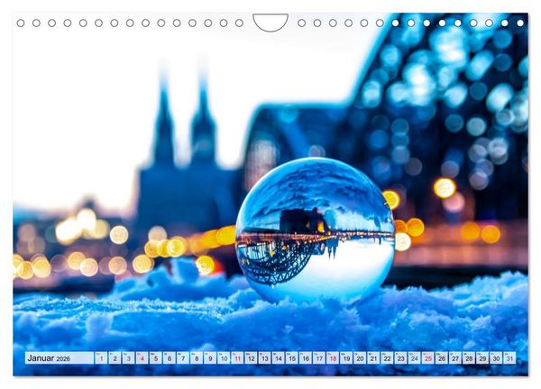 Produktbild: K&ouml;lsche Impressionen bei Tag und Nacht (Wandkalender 2026 DIN A4 quer), CALVENDO Monatskalender