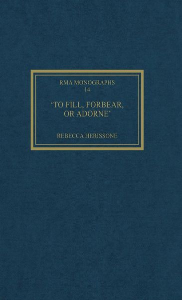 Produktbild: 'To fill, forbear, or adorne'