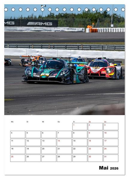 Produktbild: PROTOTYPE RACING am N&uuml;rburgring (Tischkalender 2026 DIN A5 hoch), CALVENDO Monatskalender