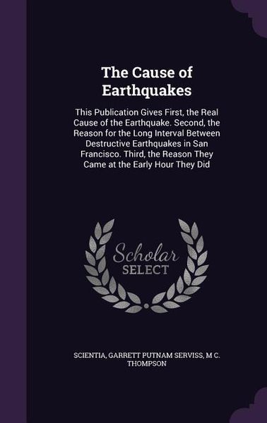 Produktbild: The Cause of Earthquakes