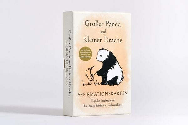 Produktbild: Gro&szlig;er Panda und Kleiner Drache Affirmationskarten