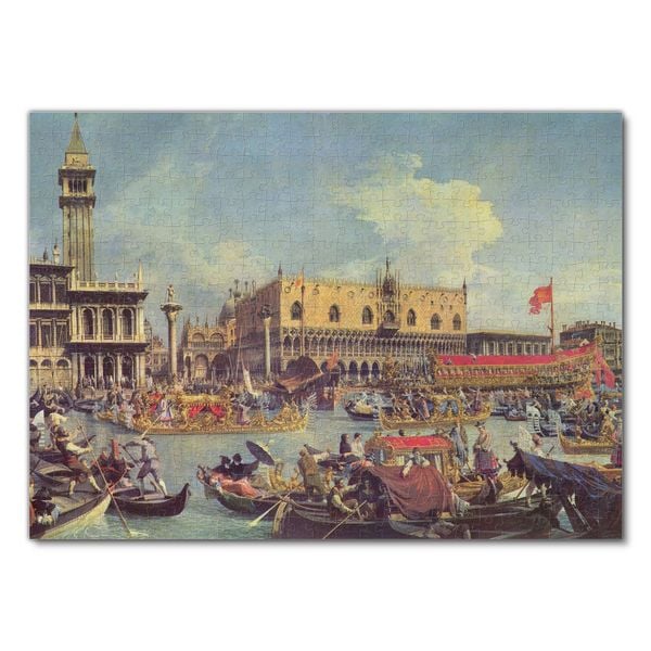 Produktbild: Lais Puzzle Canaletto (II) - Der Bucentaur vor dem Dogenpalast 500 Teile